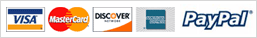Buy boxes with any major credit card or Pay pal