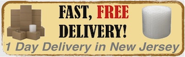Free next day shipping of moving supplies and moving boxes in New Jersey.