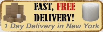 Free next day shipping of Manhattan moving boxes.