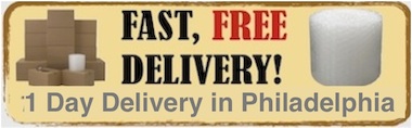 Free next day shipping of Philadelphia moving boxes and moving supplies.