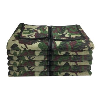 Camo Moving Blankets 65lbs/doz (12 Pack)