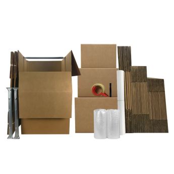 UBMOVE Wardrobe Moving Boxes Kit #4
Kit Content: 45 Boxes, 3 Wardrobe Boxes, and Supplies.
