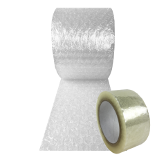 TV Moving Supplies Large Bubble & Tape