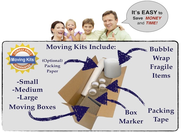 Order a moving kit in LA today