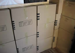 quality  moving cartons stack well inside of moving trucks